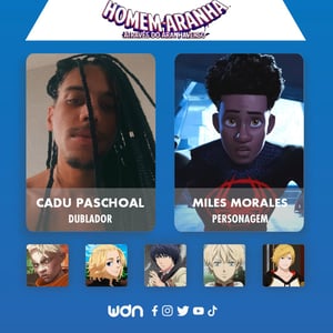 This is the Avatar Image for the Miles Morales (Aranhaverso) Cadu Paschoal AI Voice and Text to Speech Generator